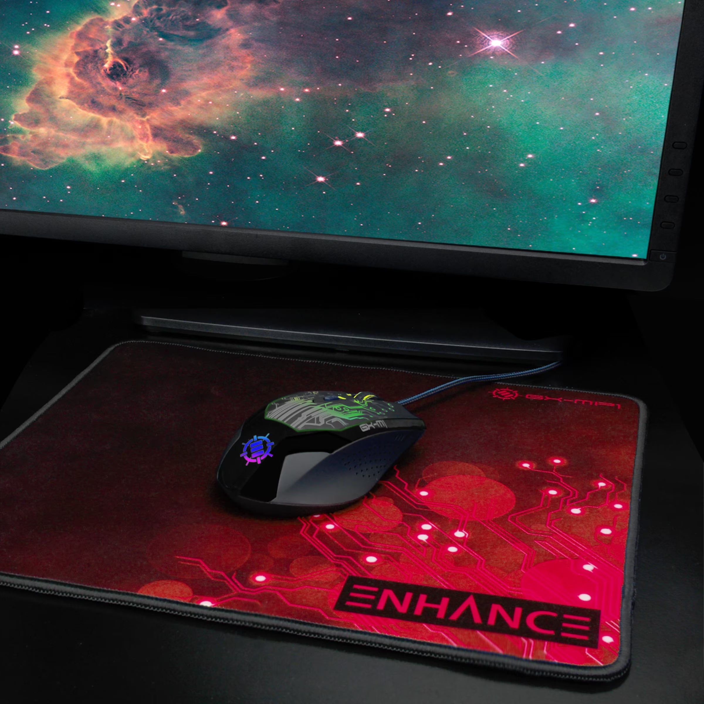 Pro Red Gaming Mouse Pad Extended - Precision Tracking Surface , Non-Slip Base , Anti-Fray Stitching for World of Warcraft: Legion , Battlefield 1 , Dota 2 , League of Legends and More