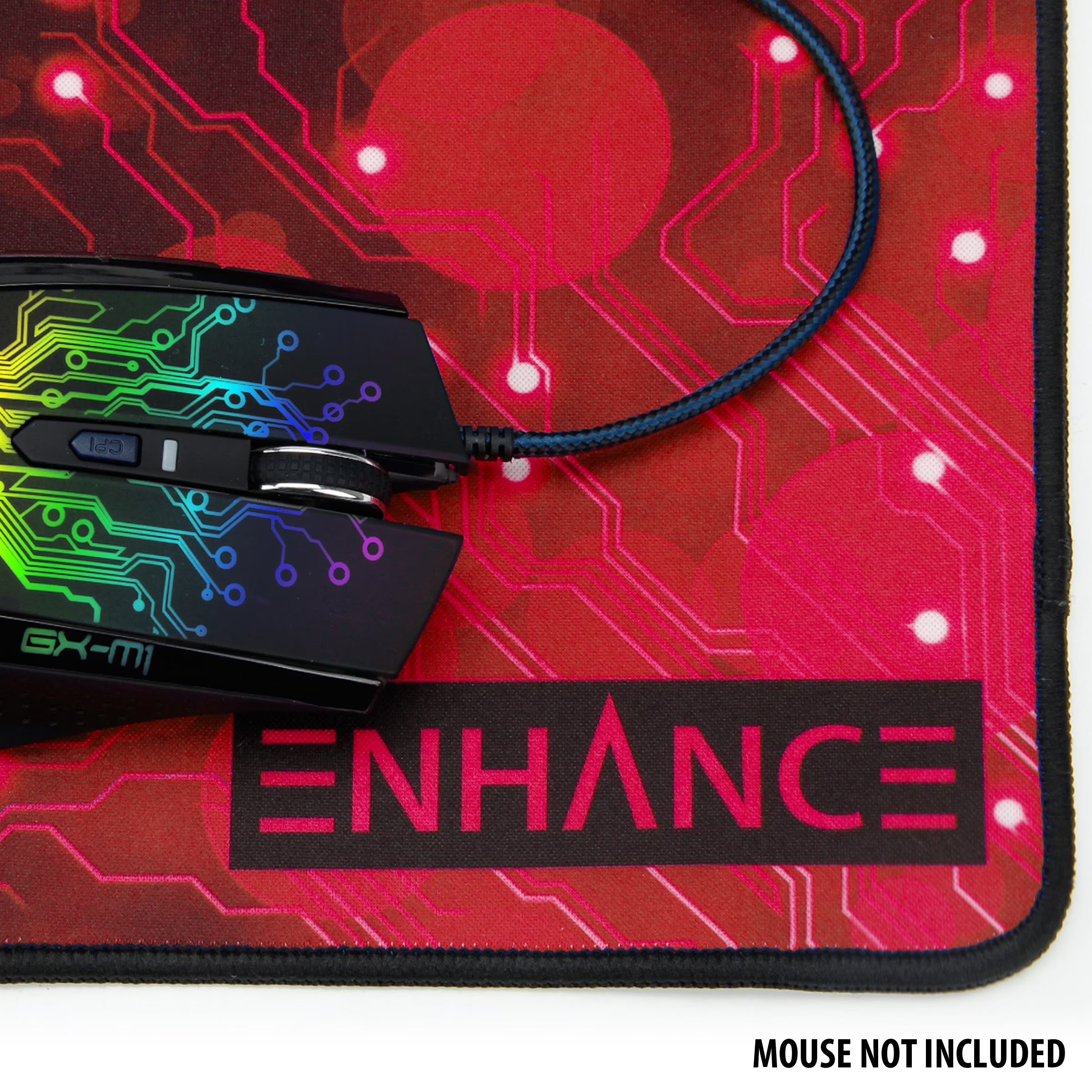 Pro Red Gaming Mouse Pad Extended - Precision Tracking Surface , Non-Slip Base , Anti-Fray Stitching for World of Warcraft: Legion , Battlefield 1 , Dota 2 , League of Legends and More