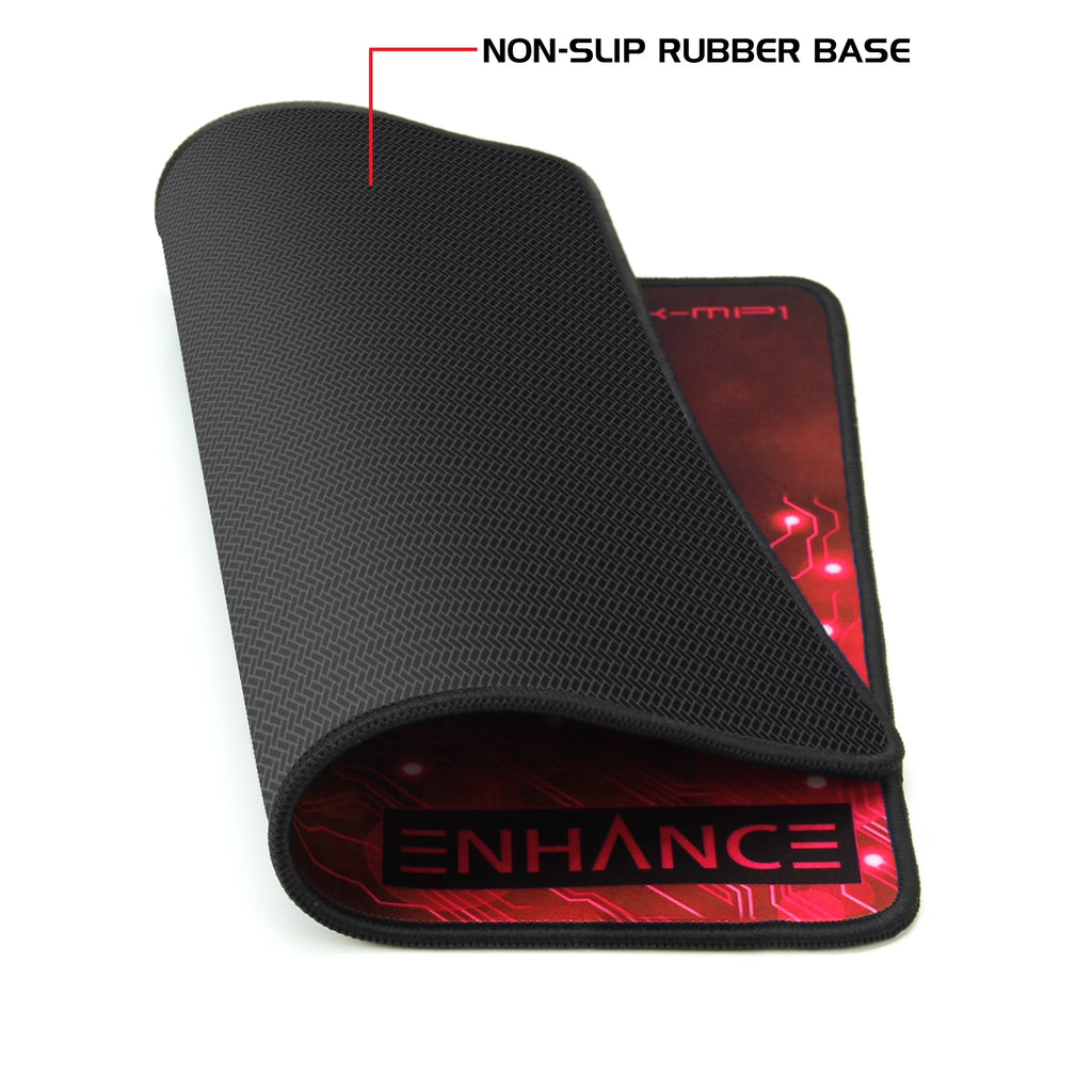 Pro Red Gaming Mouse Pad Extended - Precision Tracking Surface , Non-Slip Base , Anti-Fray Stitching for World of Warcraft: Legion , Battlefield 1 , Dota 2 , League of Legends and More