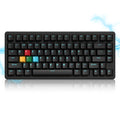 White SK75 TMR/HE Hall Effect Keyboard 75% Wireless Mechanical Keyboard Rapid Trigger Magnetic Switch with Strap Hot Swap