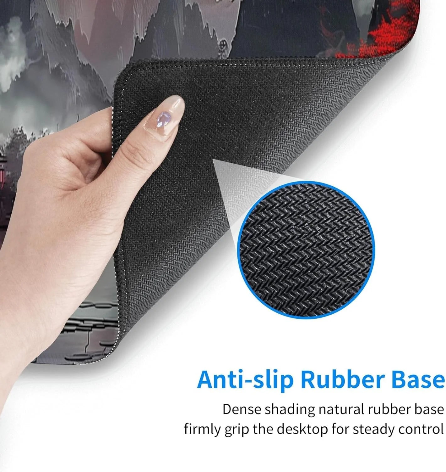 Extended Gaming Mouse Pad, Large Gaming Mouse Waterproof with Stitched Edges, Non-Slip Desktop Pad for Home and Office, Level up Your 31.5X11.8 Inch\U2026 (Japanese Style)