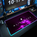XXL Large PC Gamer Keyboard Desk Mat 900X400 RGB Alienware Gaming Mouse Pad LED Computer Accessories Tapis De Souris Mousepads