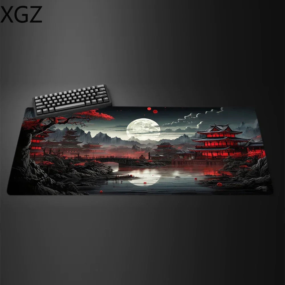 XXL Stars Sky Moon Mouse Pad Large Computer Office Gamer Table Mats Rubber Anti-Slip Gaming Keyboard Mousepads Long Desk