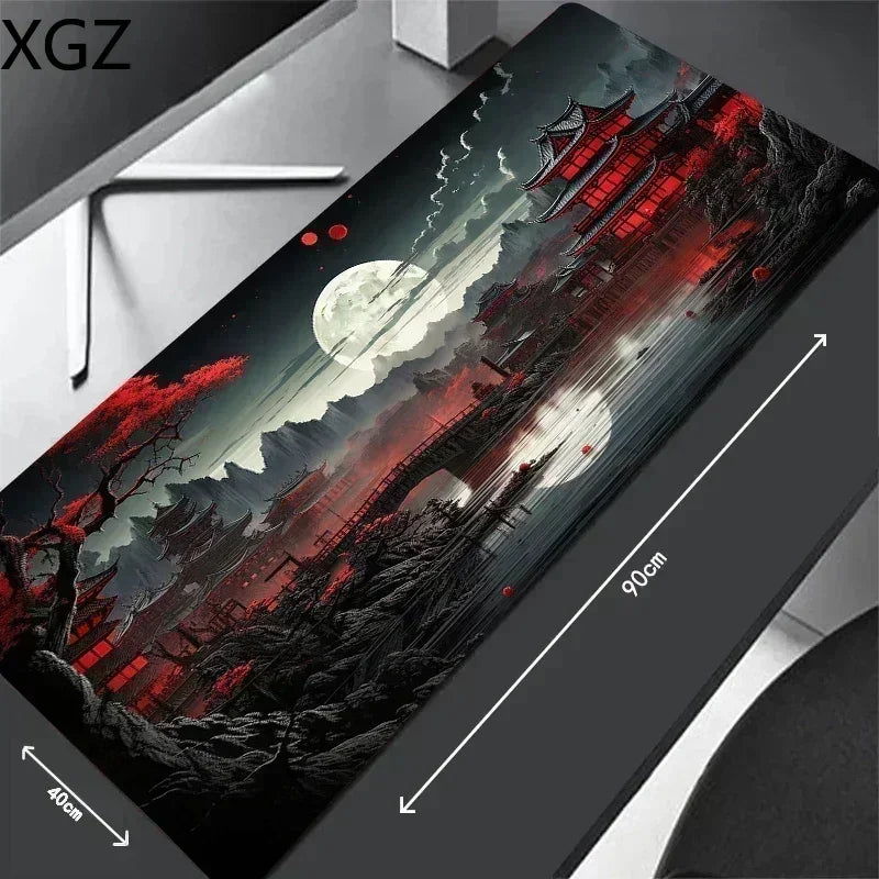 XXL Stars Sky Moon Mouse Pad Large Computer Office Gamer Table Mats Rubber Anti-Slip Gaming Keyboard Mousepads Long Desk