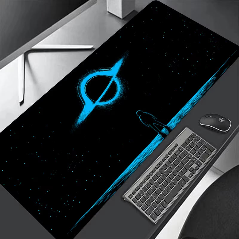 Universe Mouse Pad Gaming Astronaut Mousepad Keyboard Mats Space Desk Pads XXL 80X30Cm Deskmat for Computer Mousepads Big Carpet